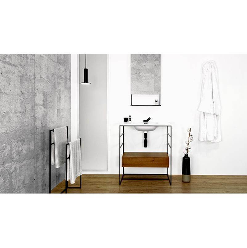 WETSTYLE  Canada Furniture ''C2'' -&Amp;#Xa0; Console - Stainless Steel - 30'' - Black Matte Finish